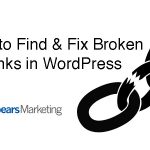 how to find & fix broken links in WordPress
