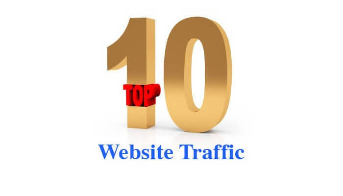 website traffic top 10